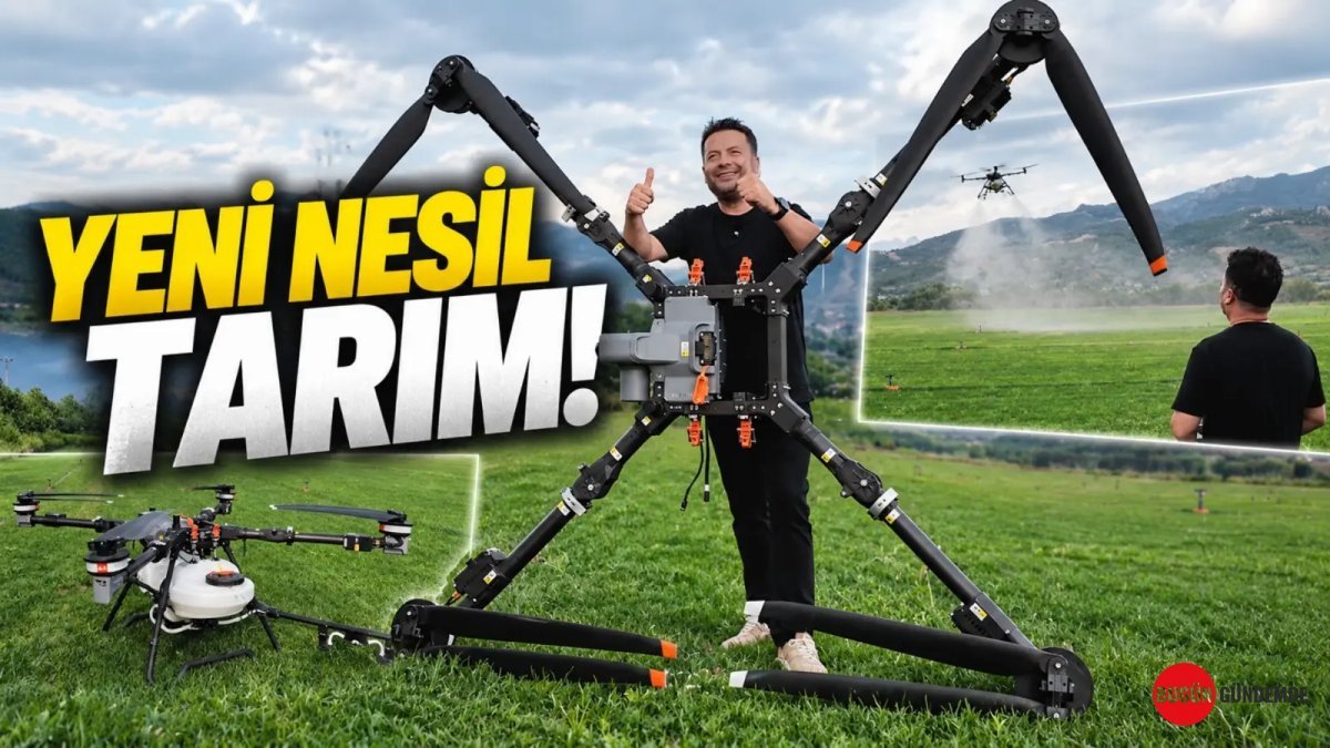 Gökyüzünden Gelen Devrim: 75 Litrelik Tarım Dronu Tarlalarda Traktörlerin Tahtını Sallıyor!
