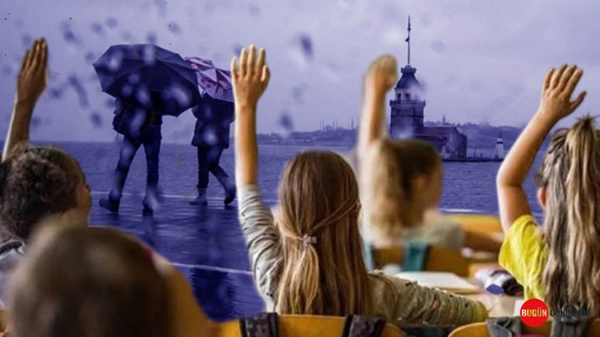 İstanbul'u Sular Bastı: Okullar Tatil, Ulaşım Kilitlendi! İki Teker Üzerindekilere Yasak Geldi