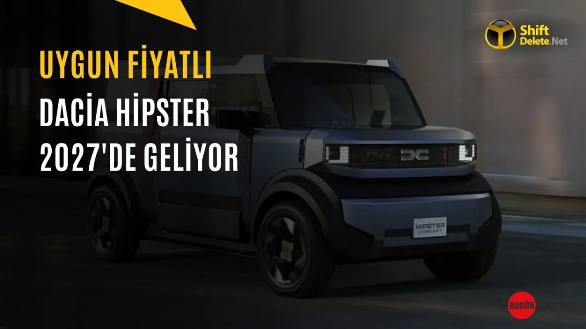 Dacia'dan Devrim: 15.000 Euro Altı Elektrikli Mikro Araç Yolda! 'Hipster' Adı Dikkat Çekti