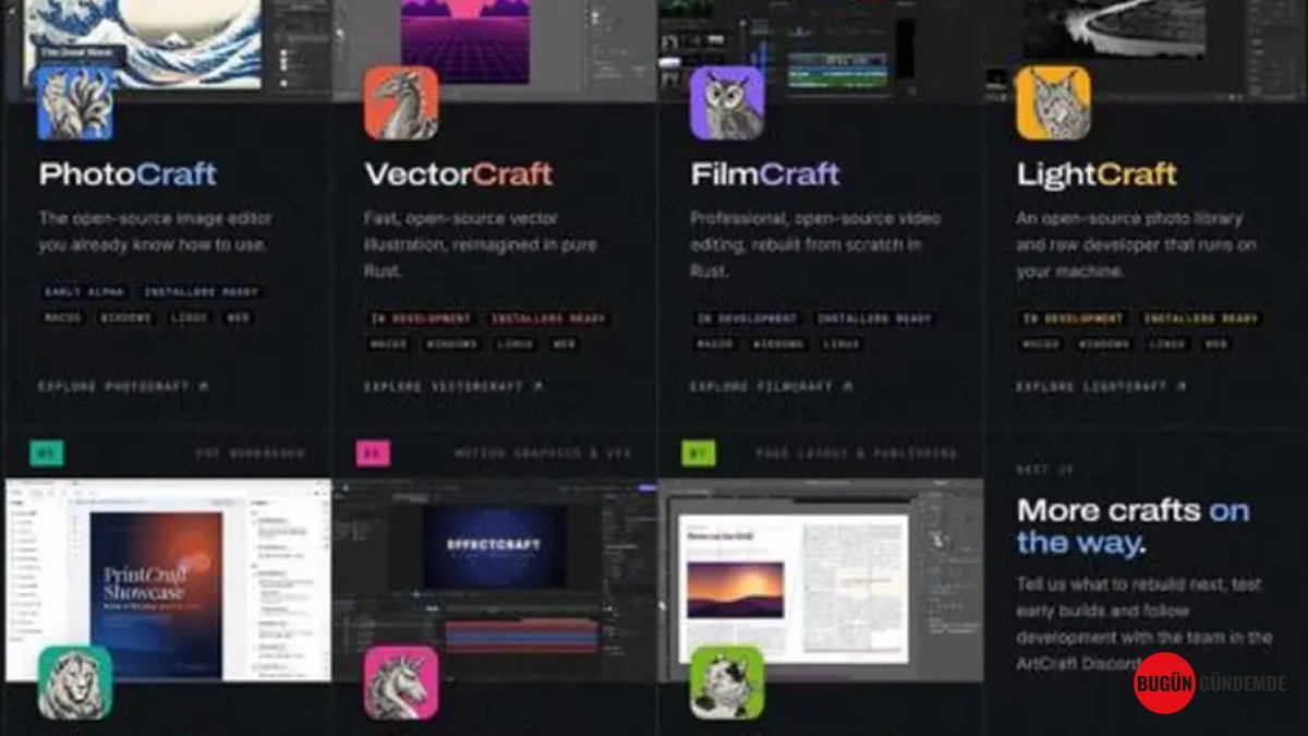 Adobe'ye Dev Rakip: Ücretsiz ve Açık Kaynaklı ArtCraft Serisi Dijital Dünyayı Sallayacak!