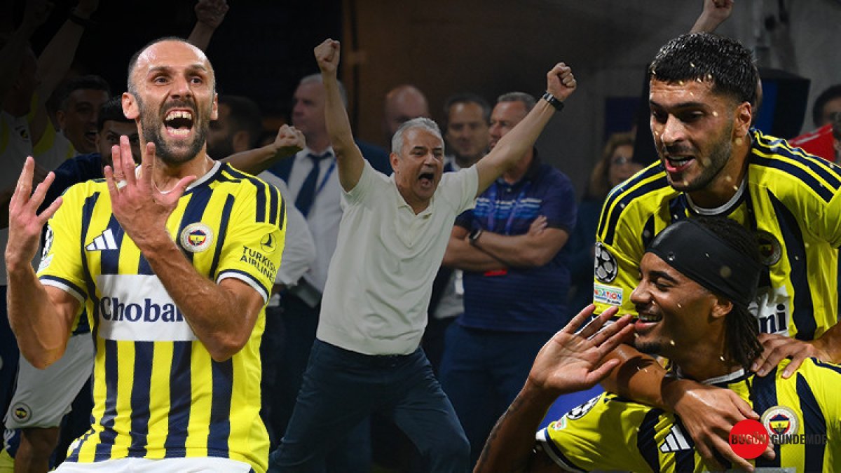 Lyon'u Deviren Fenerbahçe Şampiyonlar Ligi'nde! Muriqi Sahaya Çıktı, Dzeko Sahneye Koştu!