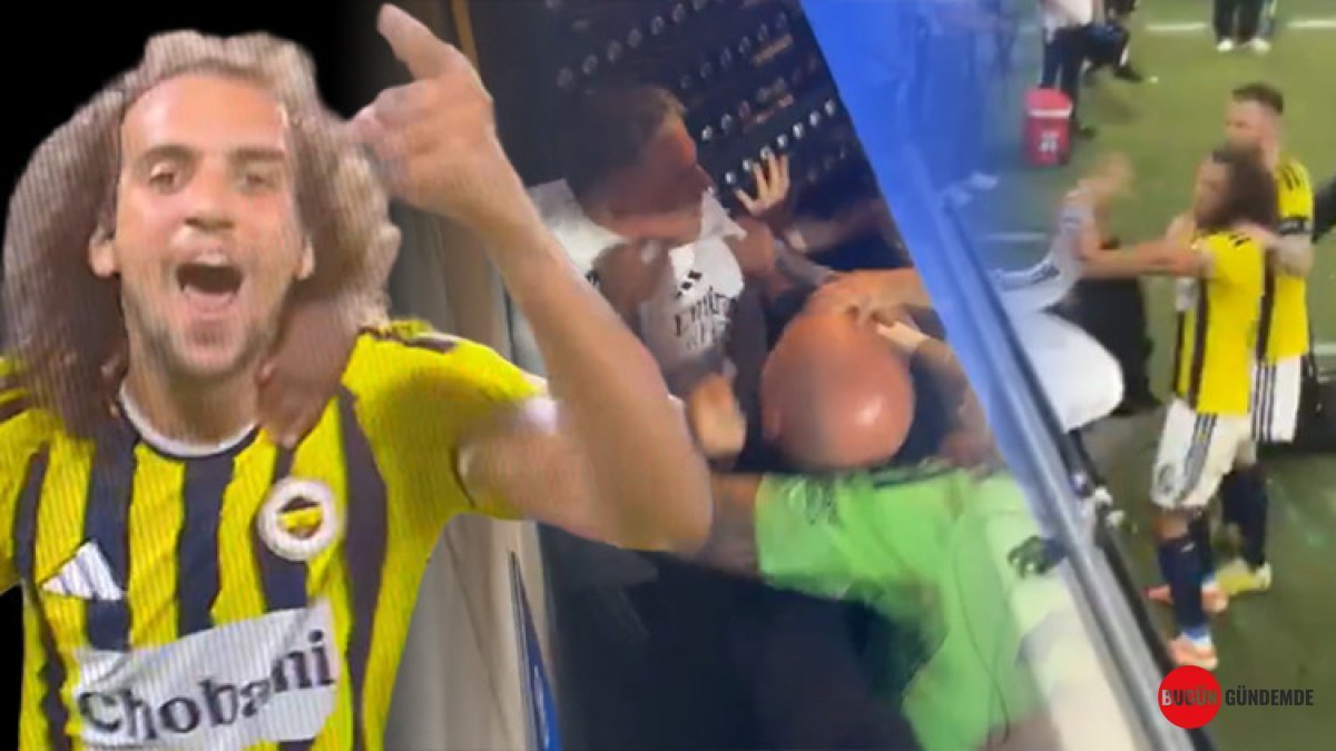 Fenerbahçe'nin Lyon Zaferinin Ardından Stat Karıştı: Guendouzi'ye Çirkin Saldırı Girişimi!