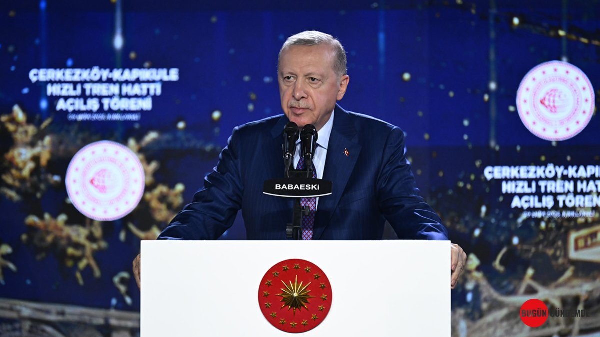 Erdoğan Açıkladı: O Hızlı Tren Hattı Açılıyor, Yolculuk Süresi Rekor Kıracak! Muhalefete Ağır Sözler