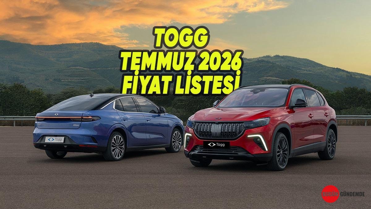 Togg'un Temmuz 2026 Fiyatları Belli Oldu: Yeni Model T10F ve Zam Şampiyonu T10X Rakamlara Dikkat!