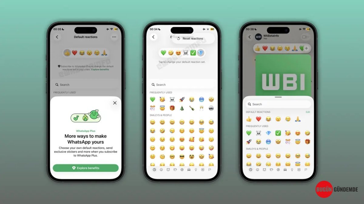 WhatsApp'tan iOS Kullanıcılarına Devrim Niteliğinde Yenilik: Mesajlara Tepkiniz Sizin Emojiniz Olacak!